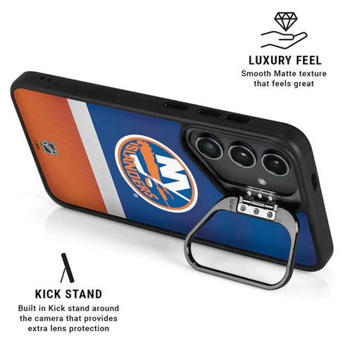 NHL New York Islanders Jersey Galaxy S24 Plus Kickstand Case